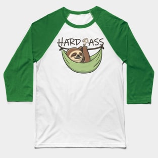 Sloth Funny Hard Pass Baseball T-Shirt